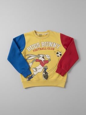 Vintage Bugs Bunny Kids Colorful Football Club Shirt (7/8 size)